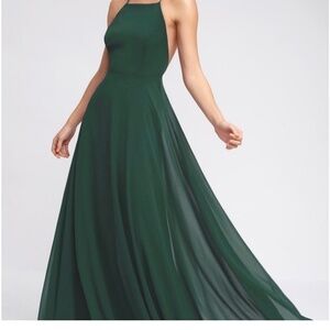 Lulus emerald green dress